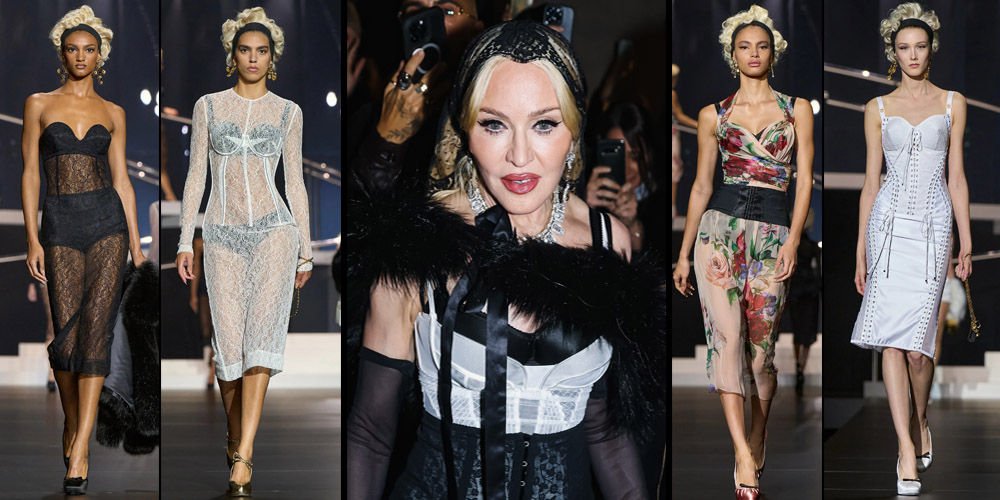 Madonna moda dünyasını salladı