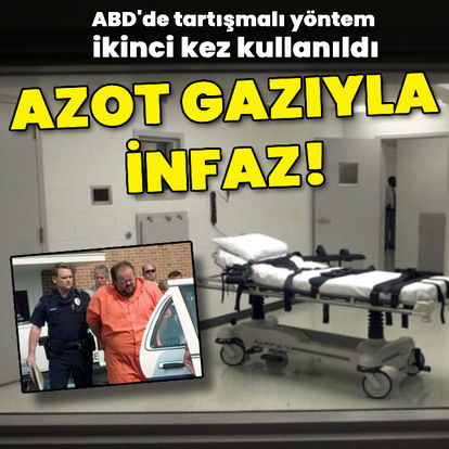 ABD'de bir mahkum daha tartışmalı azot gazı yöntemiyle infaz edildi