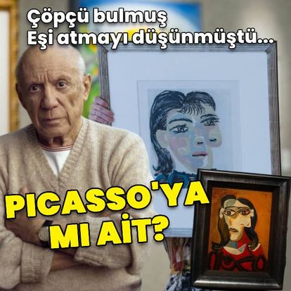 Çöpçü tarafından bulunan tablonun Picasso'ya ait olduğu iddia edildi