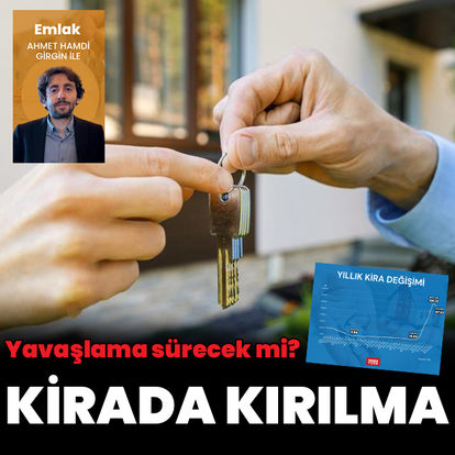 Yıllık kira artışında kırılma sürüyor