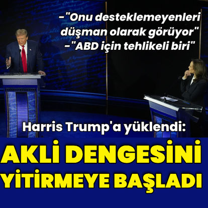 Kamala Harris, Cumhuriyetçi rakibi Donald Trump'ın ABD için 