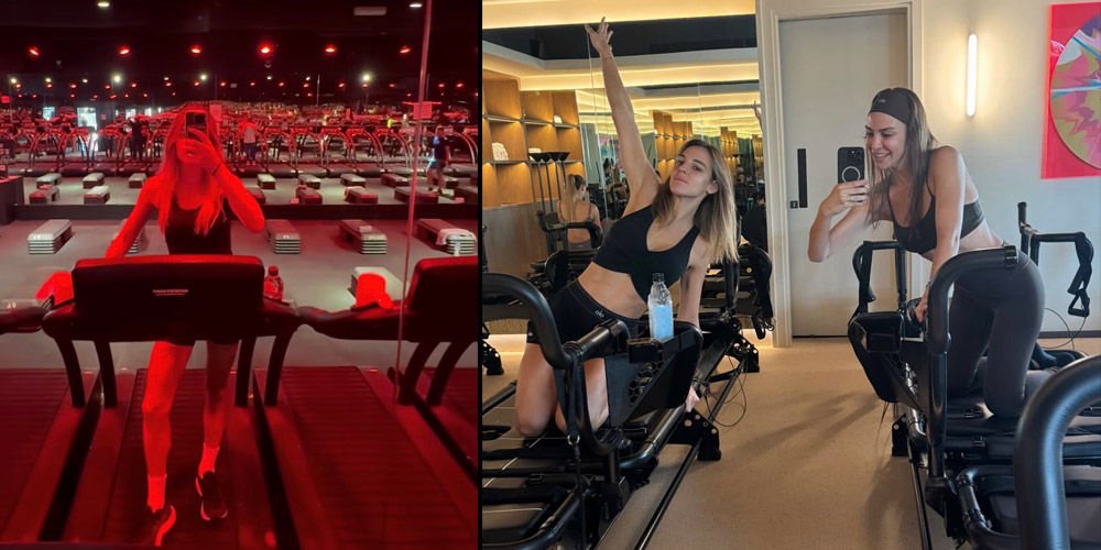 Kız kardeşler sporda...