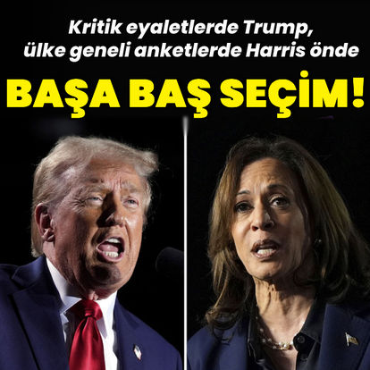 Başkanlık yarışına sayılı gün kaldı: ABD'de seçim yarışı başa baş gidiyor!