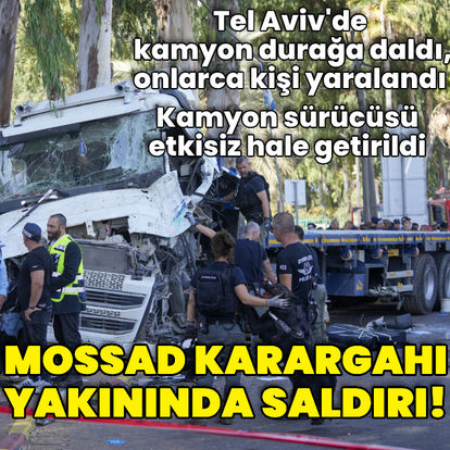 Tel Aviv'de MOSSAD karargahı yakınlarında saldırı