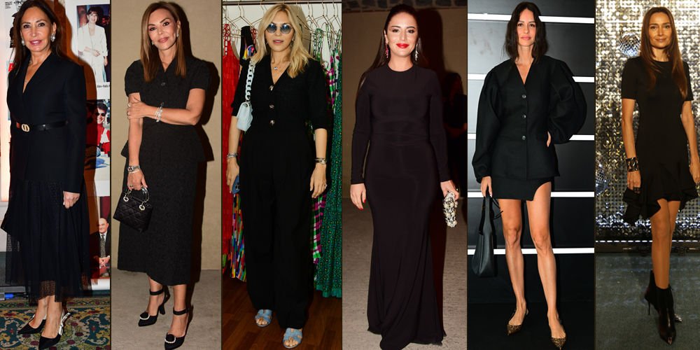 Davetlerin baş tacı siyah...