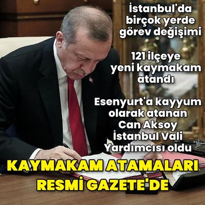 Resmi Gazete'de atama kararları