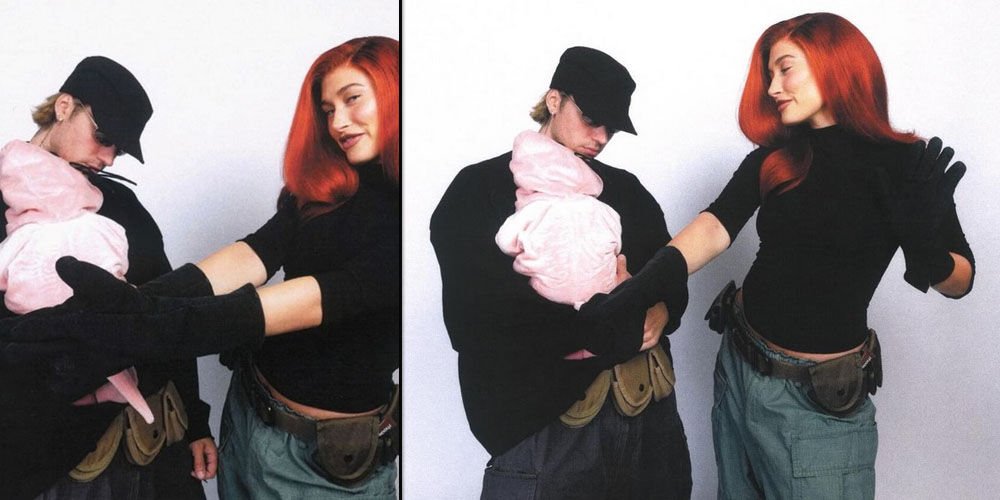 Bieber çiftinden 'Aile' pozu...