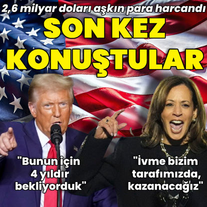 Donald Trump ve Kamala Harris son kez destekçileriyle buluştu: Hangi mesajları verdiler?