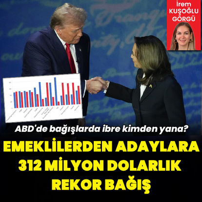 ABD'de bağışlarda ibre kimden yana? Emeklilerden adaylara 312 milyon dolar bağış