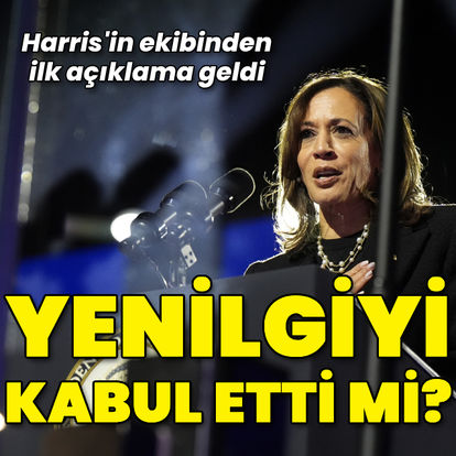 Kamala Harris'in ekibinden ilk açıklama!