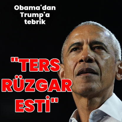 Obama'dan Trump'a tebrik: Ters rüzgar ABD'de de esti