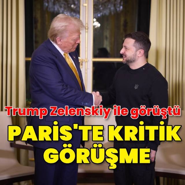 Trump, Zelenskiy ile görüştü