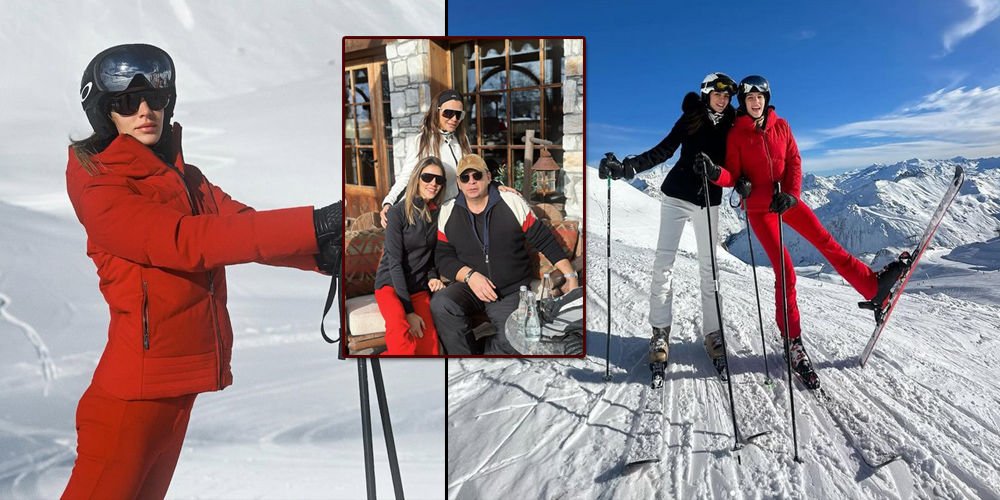 Fransa Alpleri'nde kayak...