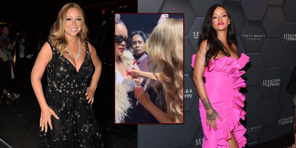 Rihanna'nın göğsüne imza attı!