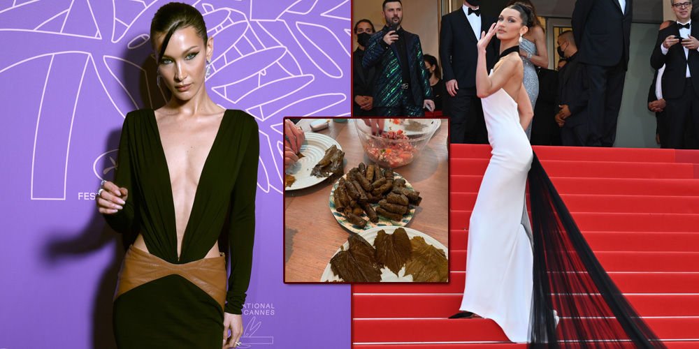 Bella Hadid yaprak sarması yaptı!