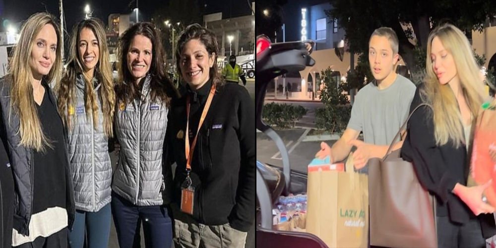 Afetzedelere yemek dağıttı!