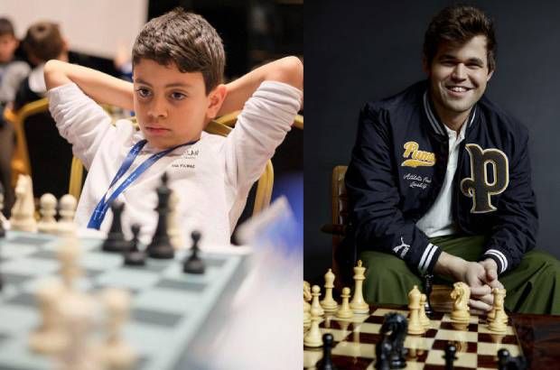 Ata Yılmaz ve Magnus Carlsen