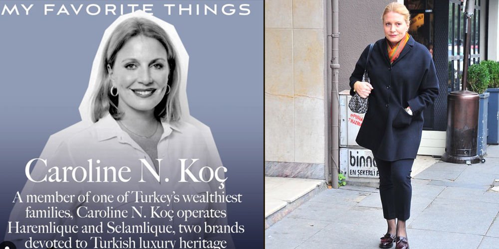 Caroline Koç'un lüks tercihleri...
