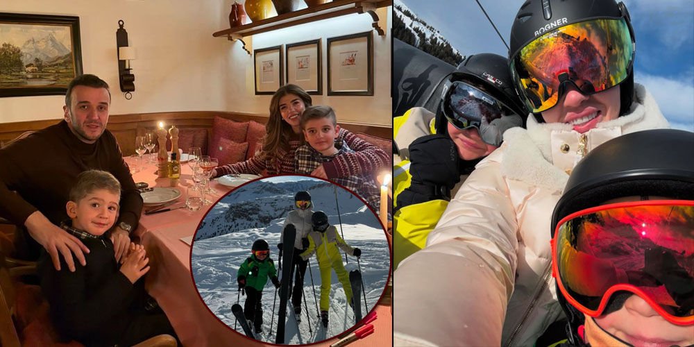 Ailece kayak tatilindeler...