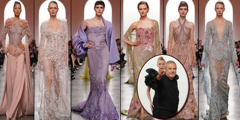 'Elie Saab' Paris Moda Haftası'nda...