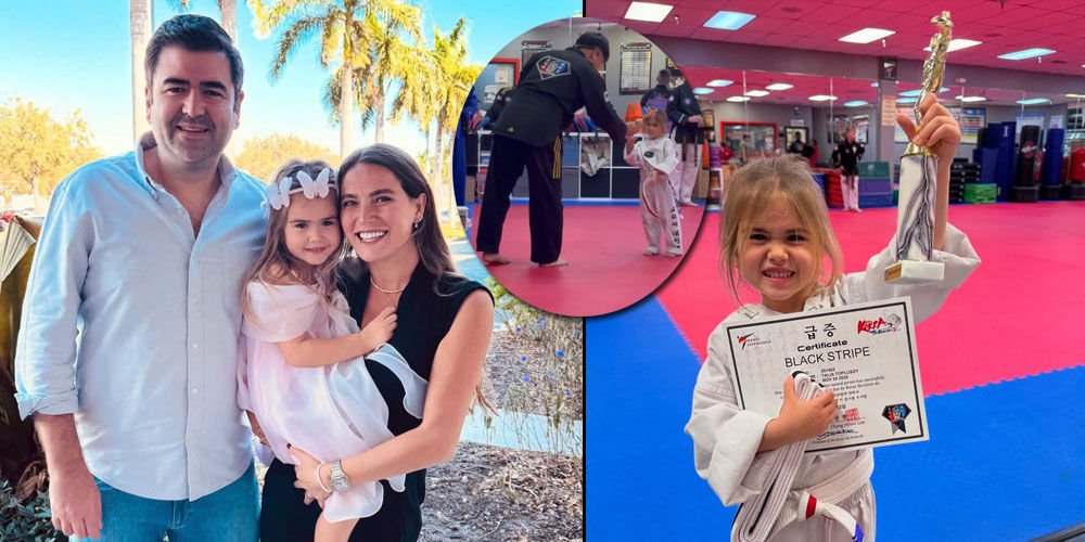 Minik Talia'nın 'Tekvando' başarısı...