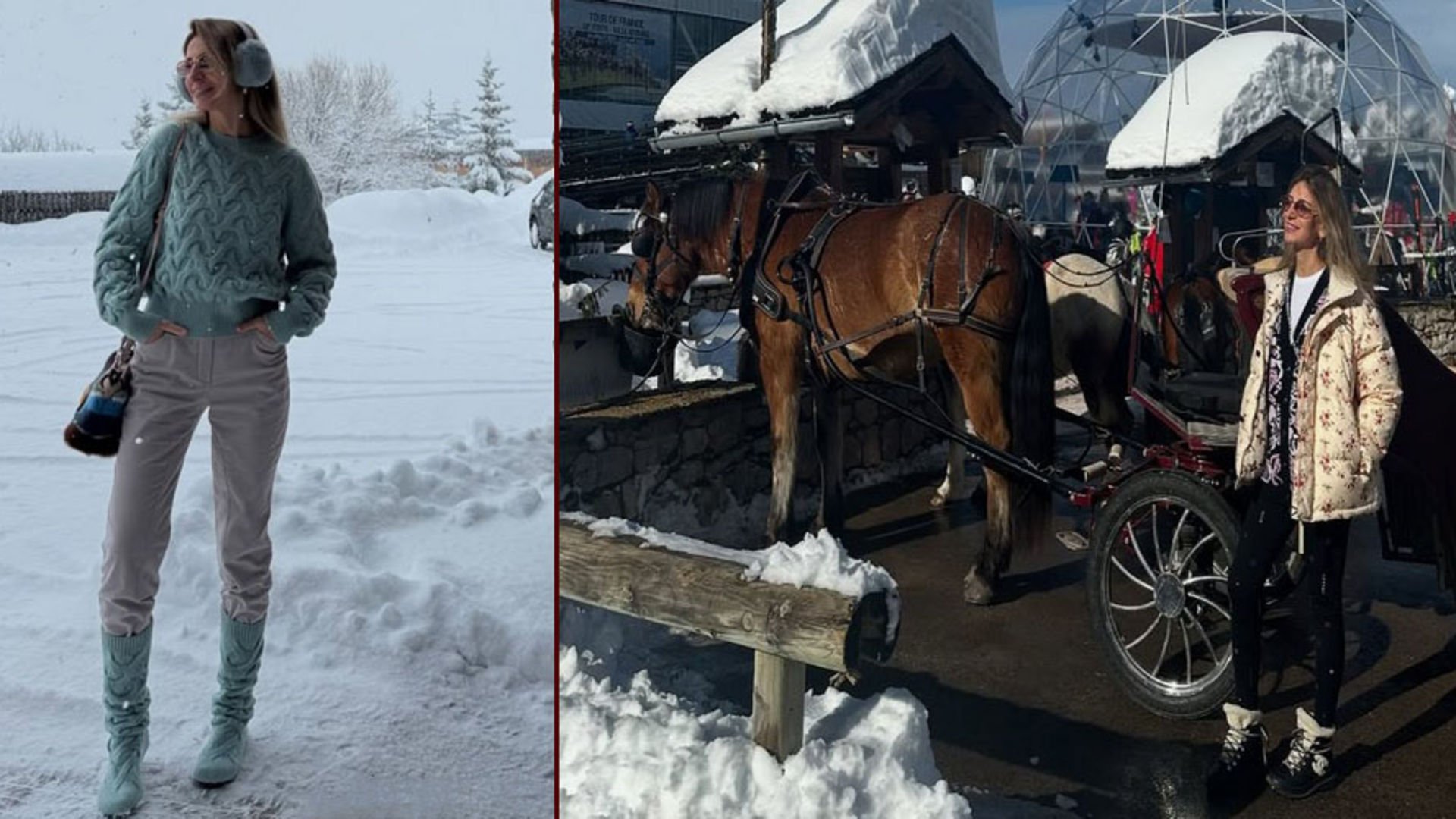Courchevel’de kayak tatili…