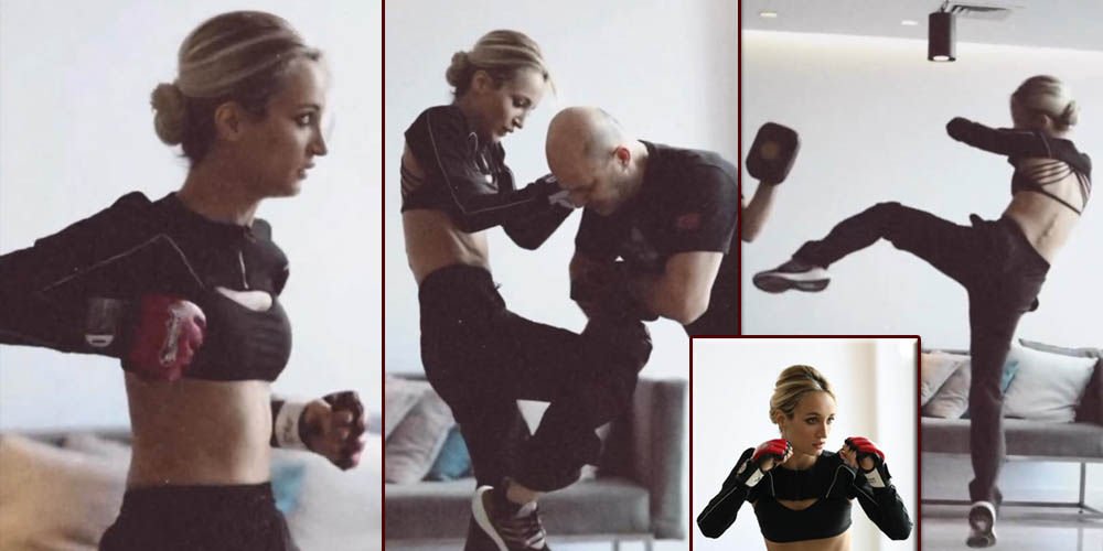 Melisa Sabancı Tapan Boks yaptı