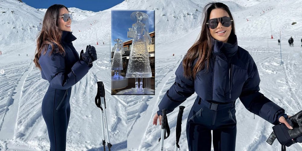 Çetindoğan'ın kayak eğlencesi...