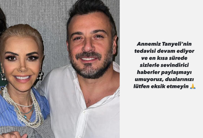 Tanyeli ve büyük oğlu Taylan Sadıkoğlu