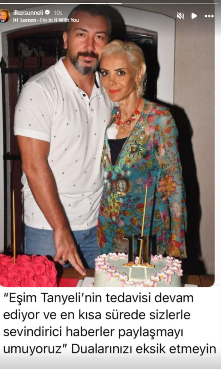 İlker Sünnili ve eşi Tanyeli