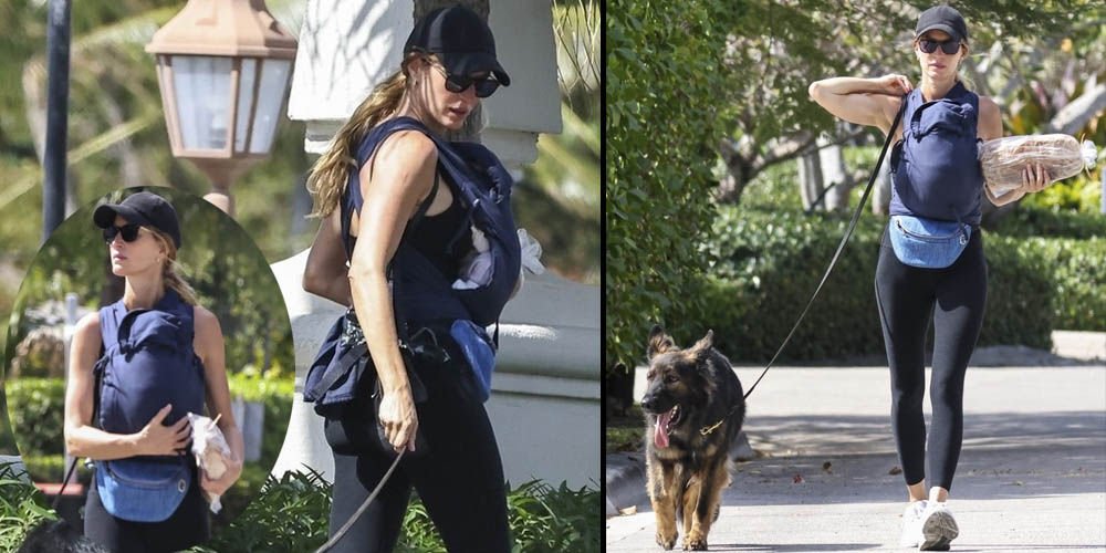 Gisele Bünchen bebeğiyle yürüyüşe çıktı