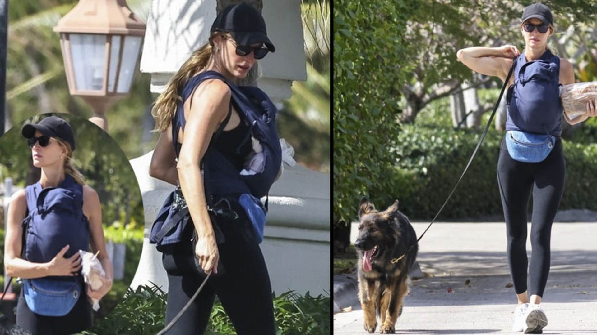 Gisele Bünchen bebeğiyle yürüyüşe çıktı