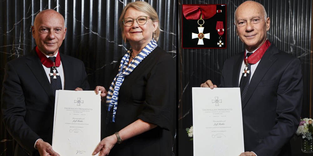Hakko'ya "Finlandiya Aslanı Liyakat Nişanı"