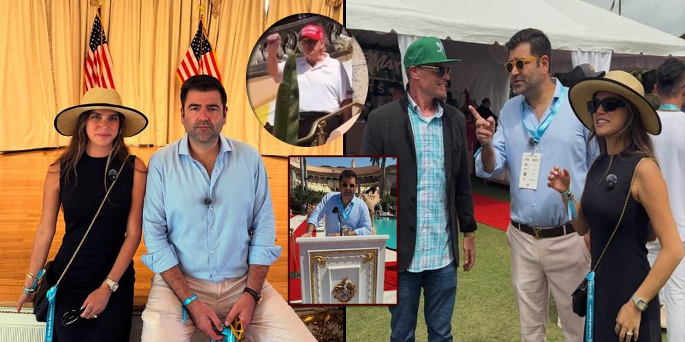 Toplusoy çifti Trump'ın evinde...