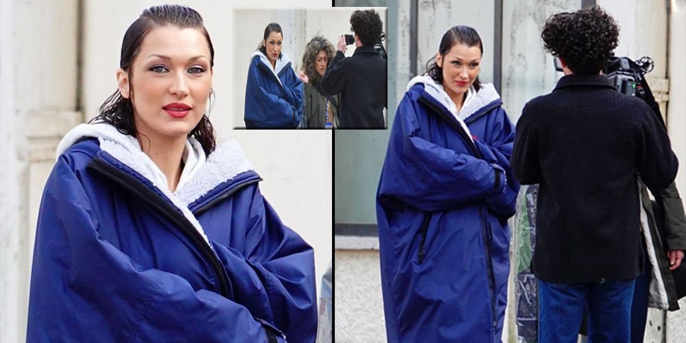 Bella Hadid kamera karşısına geçti
