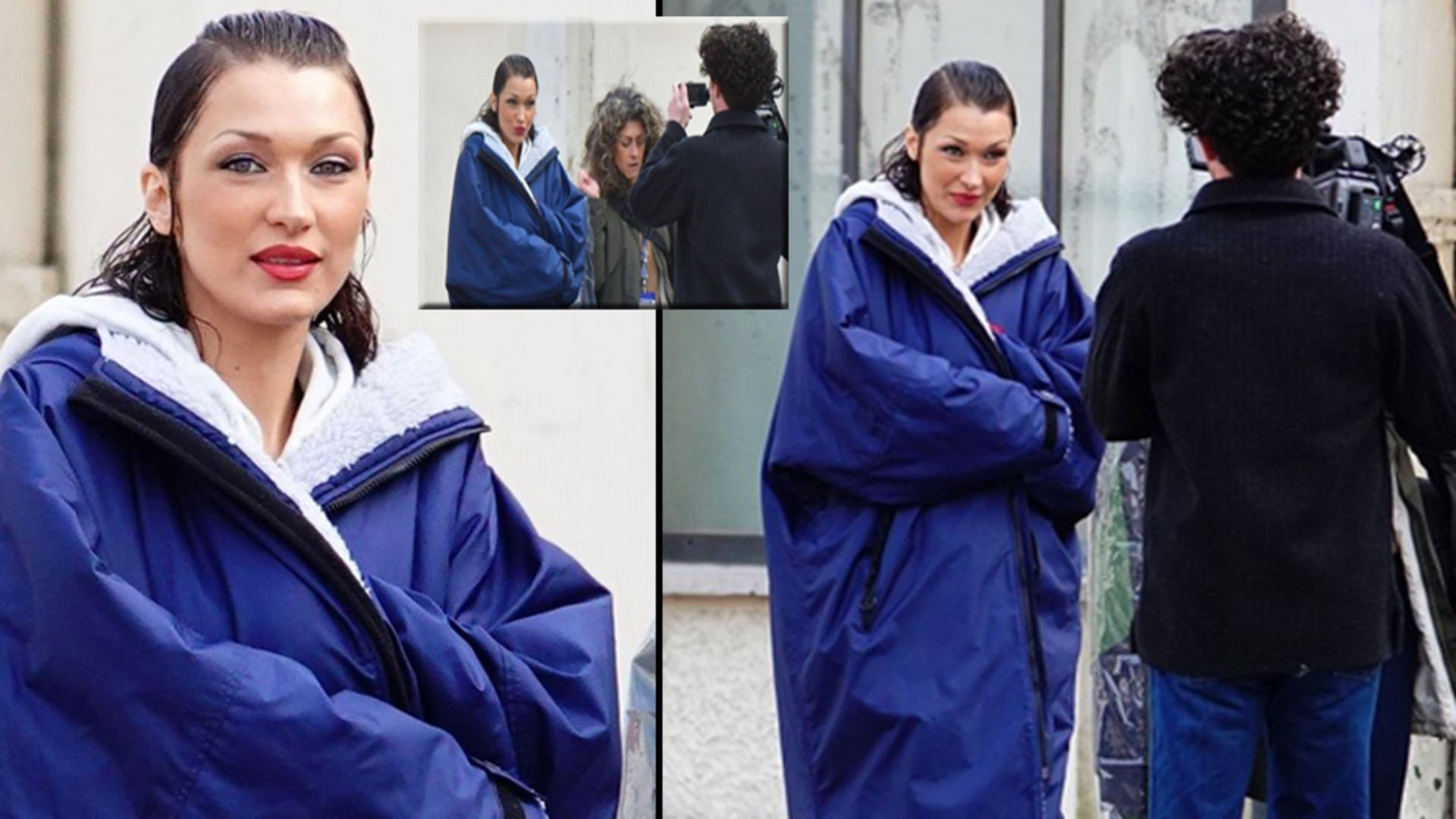 Bella Hadid kamera karşısına geçti