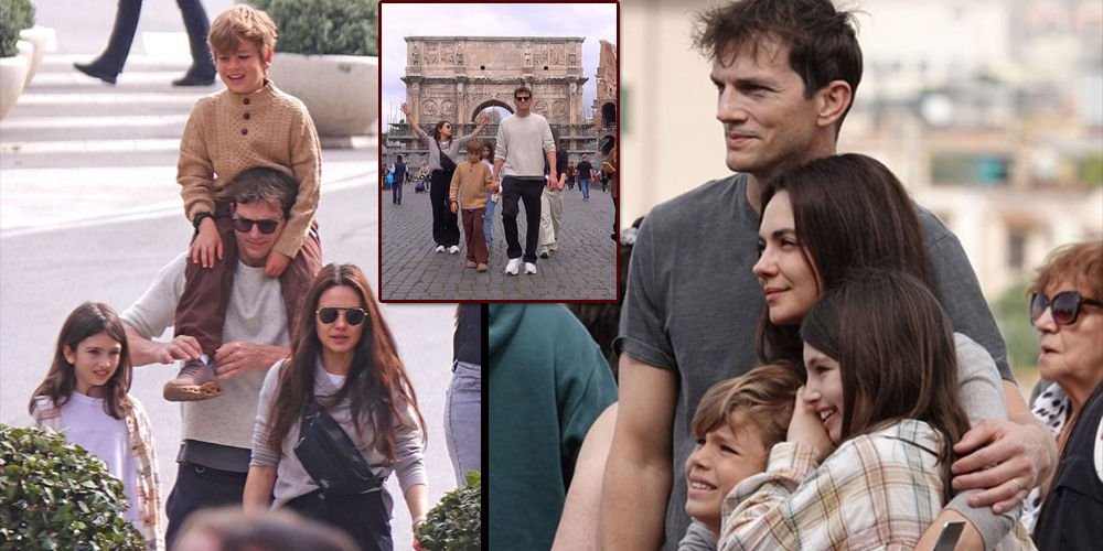 Hollywood'un ünlü çifti Roma'da...