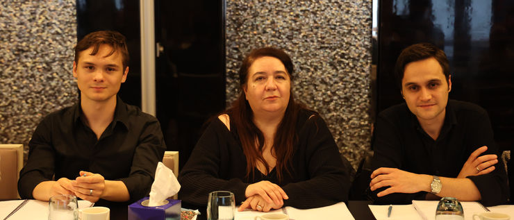 Hayat Van Eck, Hülya Duyar ve Celal Öztürk