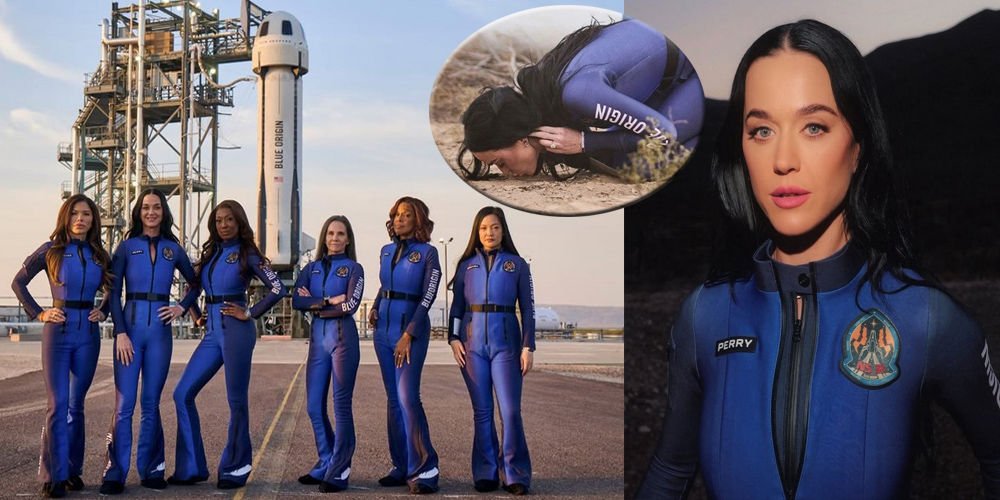 Katy Perry'nin uzay yolculuğu!