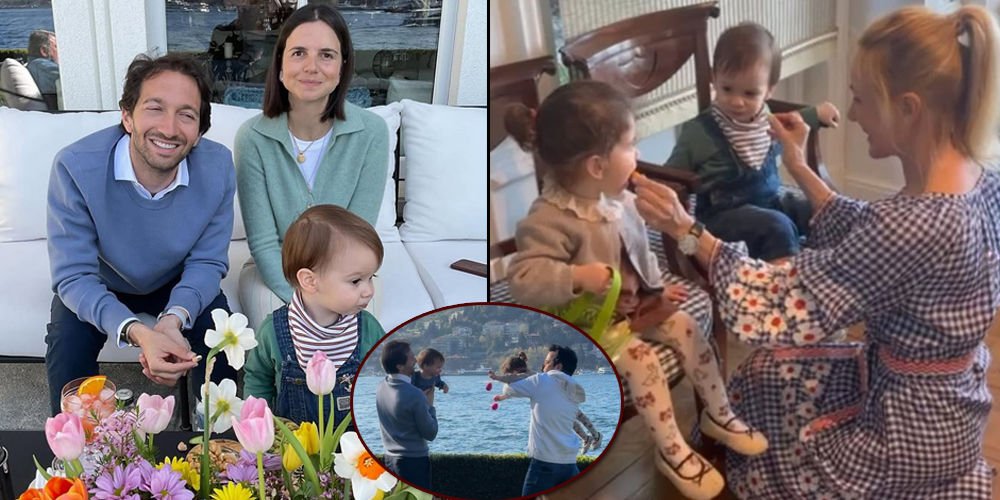 Ailesiyle Paskalya'yı kutladı