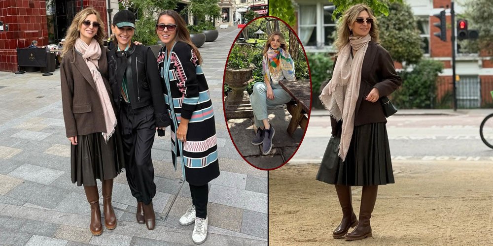 Dostlarıyla Londra'da...