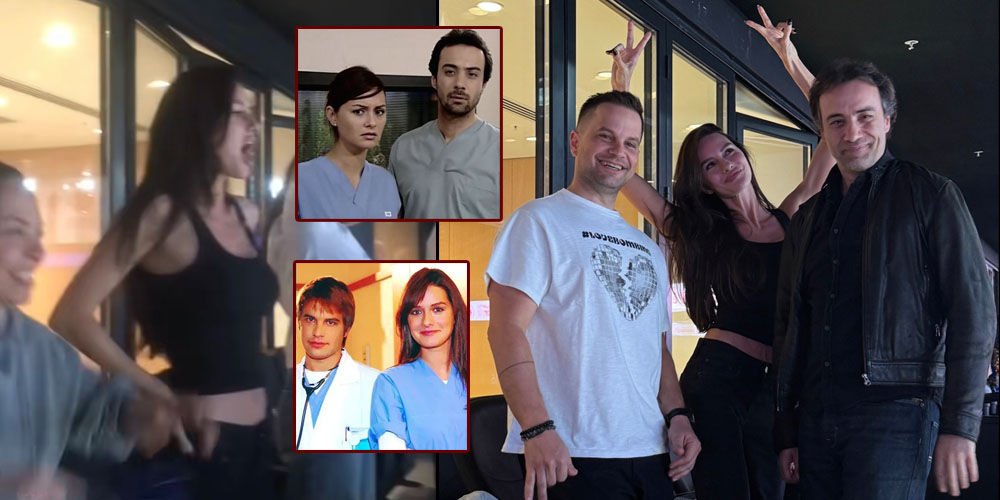 Yıllar sonra rol arkadaşlarıyla...