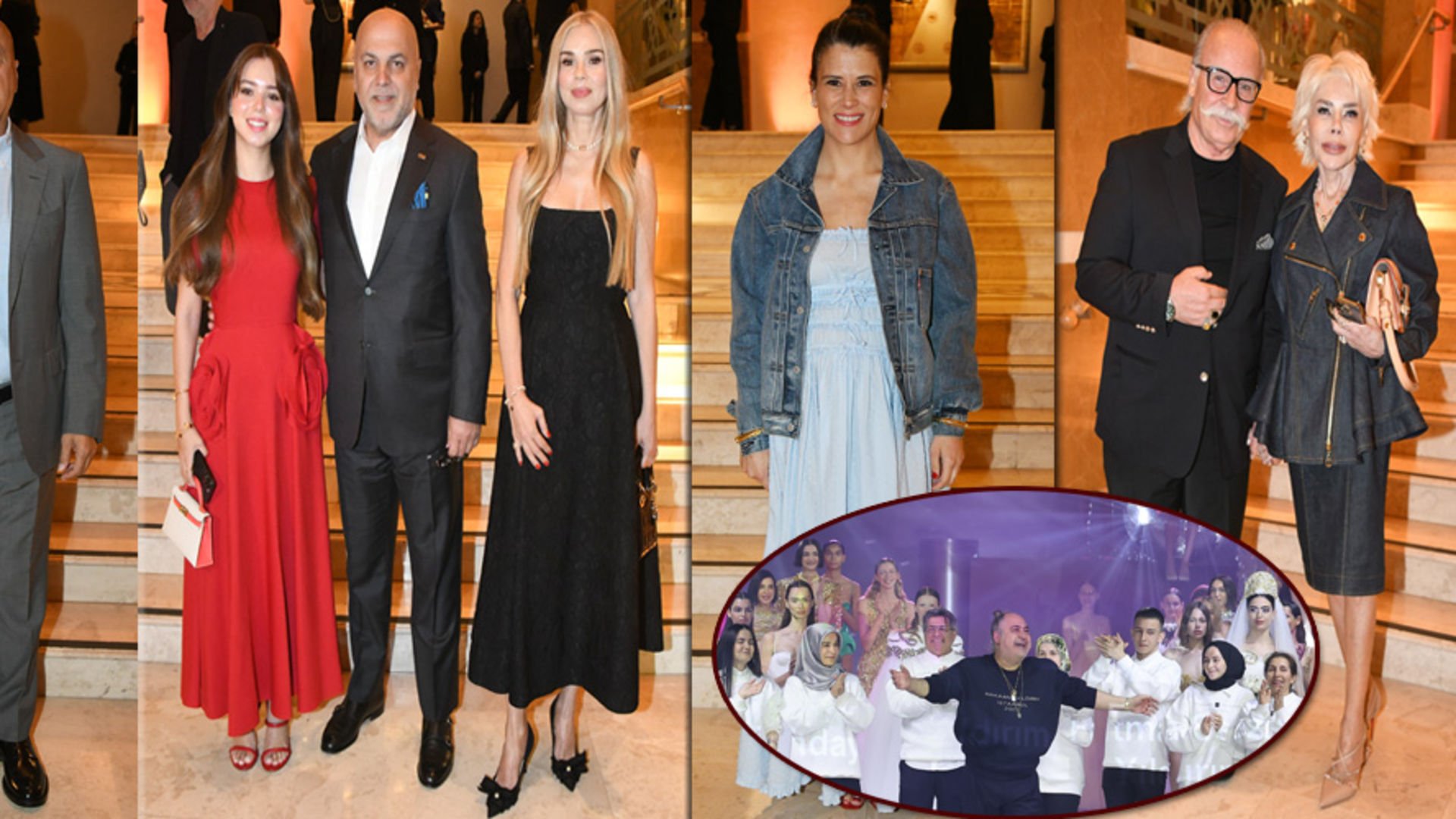 Modaseverleri buluşturan defile…