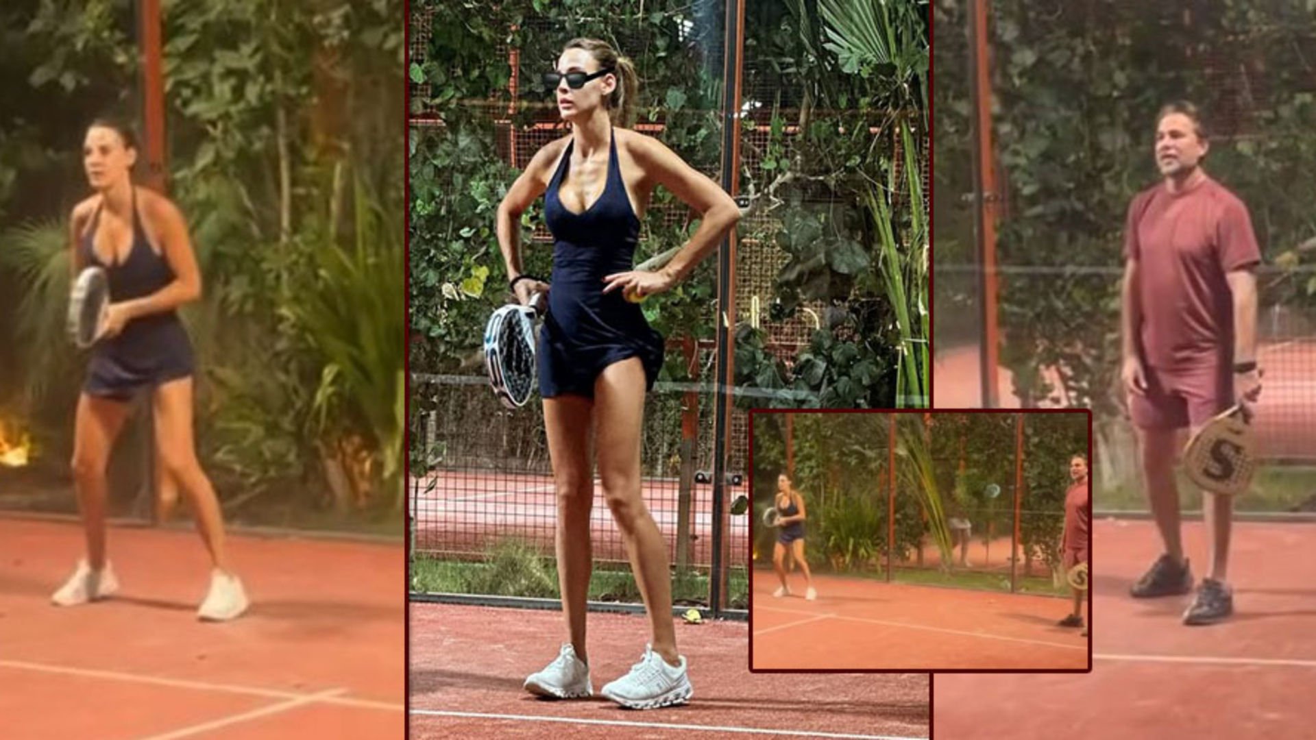 Dubai’de tenis oynadılar