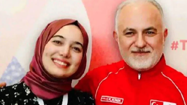 Eski Kızılay Başkanı Kerem Kınık ve kızı Fatma Zehra Kınık Demir