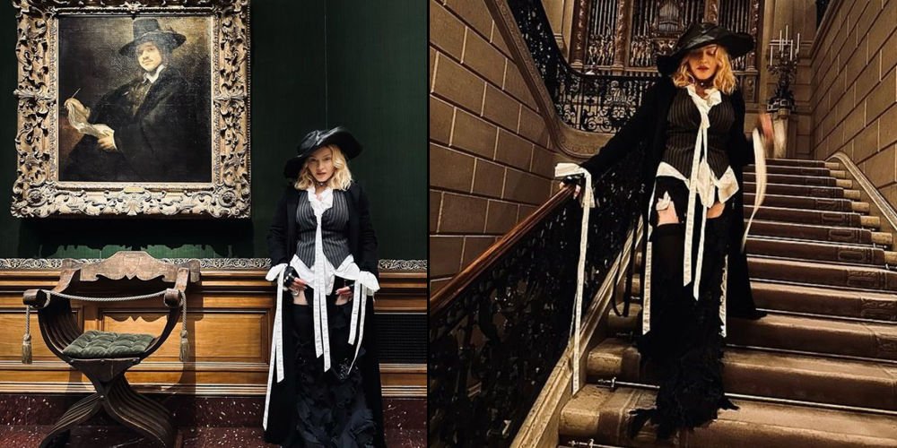 Madonna, gece yarısı müzeyi ziyaret etti