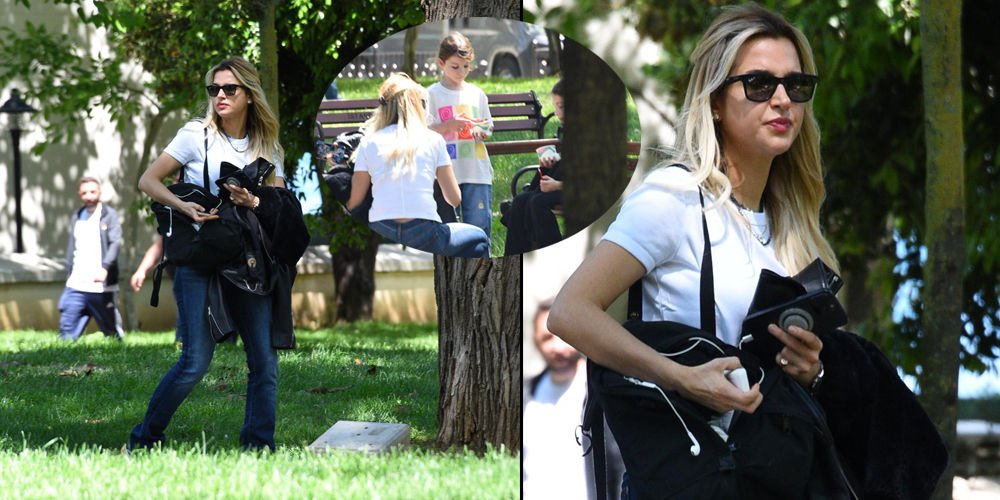 Kızlarıyla Bebek'te...