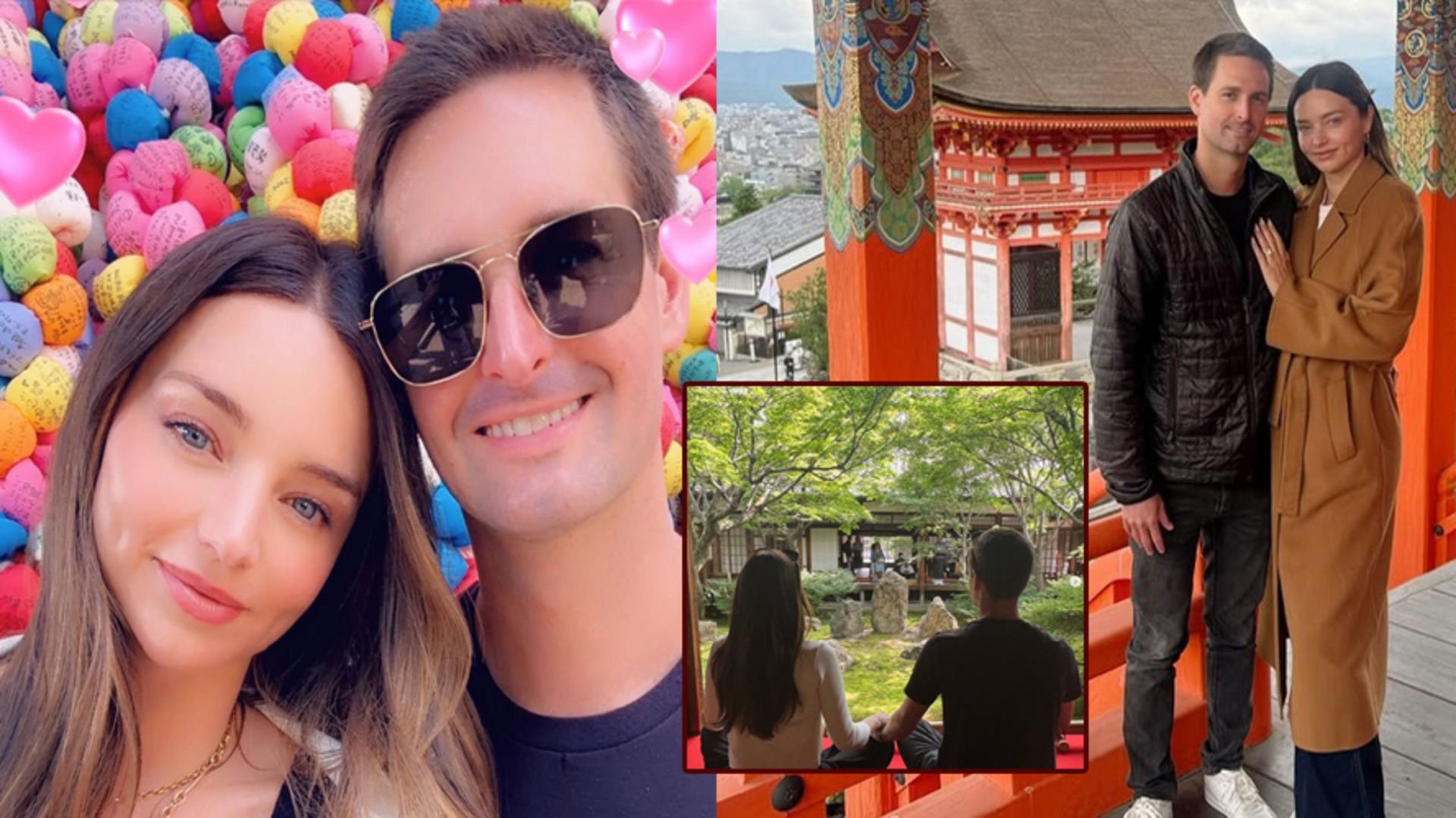 Miranda Kerr eşiyle Japonya tatilinde