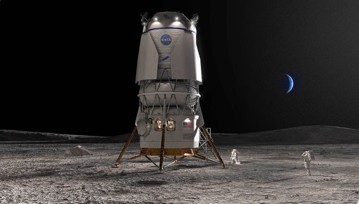 Blue Origin'in Ay'a iniş kapsülü Mark 2
