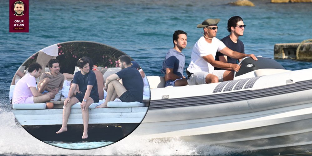 Genç Koç'un tatil eğlencesi...